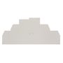 End plate (terminals), 116 mm x 1.5 mm, dark beige Weidmuller 1745420000 04032248002788