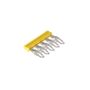 Cross-connector (terminal), Plugged, Number of poles: 5, Pitch in mm: 3.50, Insulated: Yes, 17.5 A, yellow Weidmuller 1754240000 04032248109647
