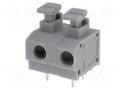 Connector: PCB terminal block; terminal; 15A; 450V; angled 90° DEGSON ELECTRONICS DG235-7.5-02P