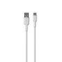 Puro Soft USB-A - USB-C Cable 1.5m - White, Puro Elektrik PUUSBCICONWHI PUUSBCICONWHI