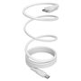 Puro Magnetic USB-C - USB-C 60W USB 3.2 (20 Gbps) 1m Magnetic Cable - White, Puro Elektrik PUCUSBCUSBCMAGWHI PUCUSBCUSBCMAGWHI