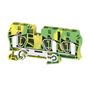 PE terminal, Tension-clamp connection, 10 mm², 800 V, Number of connections: 3, Number of levels: 1, Green/yellow Weidmuller 1767670000 04032248122769