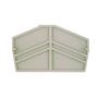 End plate (terminals), 61.5 mm x 2 mm, dark beige Weidmuller 1770400000 04032248135233
