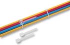 WIRE MARKER, TIE-ON PLATE, 63X9MM, PK100 151-41219