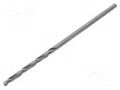 Drill bit; for metal; Ø: 1.2mm; high speed steel DONAU ELEKTRONIK D-HSS12