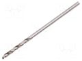 Drill bit; for metal; Ø: 1.5mm; high speed steel DONAU ELEKTRONIK D-HSS15