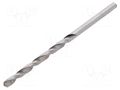 Drill bit; for metal; Ø: 2.5mm; L: 56mm; high speed steel DONAU ELEKTRONIK D-HSS25