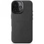 Decoded Leather Backcover with MagSafe for iPhone 16 - black, Decoded D25IPO16BC1BK D25IPO16BC1BK