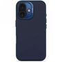 Decoded AntiMicrobial Silicone Backcover Case with MagSafe for iPhone 16 - Navy Blue, Decoded D25IPO16BCS9BT D25IPO16BCS9BT