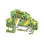 Multi-tier modular terminal, Tension-clamp connection, 2.5 mm², Number of levels: 2, Green/yellow Weidmuller 1791010000 04032248331215