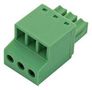 TERMINAL BLOCK, PLUGGABLE, 3POS, 16AWG 1850673