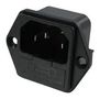 POWER ENTRY, RCPT, 10A, 250VAC, QC 719W-00/03