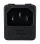 CONNECTOR, POWER ENTRY, PLUG, 10A 723W-X2/04
