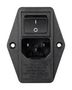 CONNECTOR, POWER ENTRY, PLUG, 10A 763-00/001