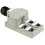 Sensor-actuator passive distributor (without cable), complete module, Hood version, Number of contact sockets: 4, Number of poles: 5, M12 Weidmuller 1806010000 04032248275120