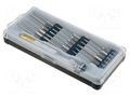 Kit: screwdrivers; hex key,Phillips,Pozidriv®,slot,Torx®; bag DONAU ELEKTRONIK D-MBS18