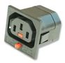 OUTLET, IEC, LOCKING, C13, BLACK BTSC13L/1B