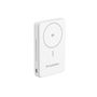 Powerbank Wozinsky WLWP-10KA0Y3WS 22.5W PD Qi2 10000 mAh, with stand, 1x USB-A, 1x USB-C - white, Wozinsky 5907769369322 5907769369322