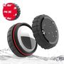 Apple AirTag Case, Screw-on, Waterproof, Self-Adhesive - Black - 4 pieces, Hurtel 5907769372377 5907769372377