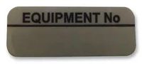 LABEL, EQUIPMENT NO, PK100 7827642