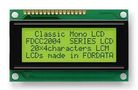 DISPLAY, ALPHANUMERIC, 20X4, YELLOW GRN FC2004C03-FHYYBW-91SE
