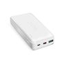 Powerbank SBS TTBB20000PD20W 20000 mAh 20W Power Delivery with MicroUSB, USB-C, USB-A - white, SBS TTBB20000PD20W TTBB20000PD20W