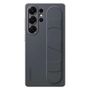 Samsung Standing Grip Case EF-GS938CBEGWW Silicone Case with Holder / Stand for Samsung Galaxy S25 Ultra - Black, Samsung EF-GS938CBEGWW EF-GS938CBEGWW