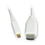 MicroHDMI cable - HDMI original for Raspberry Pi 4/5 - 1m - white RPI-14662 5056561800684