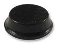 FEET, RUBBER, 12.7X3.5, BLACK, PK24 1421T2