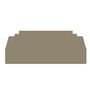 End plate (terminals), 87 mm x 2 mm, dark beige Weidmuller 1879910000 04032248477074