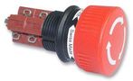 SWITCH, E-STOP, 2CO, TURN RESET, SOLDER 51-259.025