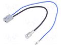 Cable; Car brand: Honda,Mazda,Suzuki; ISO; socket 4CARMEDIA AA-HONDA-ISO/F