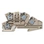 Test-disconnect terminal, PUSH IN, 4 mm², 400 V, 20 A, Pivoting, Cross-disconnect: without, TS 35, dark beige Weidmuller 1899190000 04032248551316