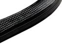 ZIPPER BRAIDED CABLE WRAP, PE, BLK, 1M, 3.28 FT PP001383