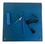 1 X 1 FOOT ESD MAT 2MM-0.079 THICK, LIGHT BLUE, 2 BUTTONS, WRIST STRAP, GROUND CORD 18AM7635 CQ-ESD-MAT-1X1.