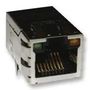 JACK, MAGNETICS POE+ 10/100, Y/G LED SI-52007-F