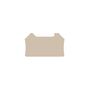 End plate (terminals), 68.88 mm x 1.5 mm, dark beige Weidmuller 1905150000 04032248523405