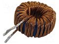 Inductor: wire; THT; 100uH; 8A; 38.7mΩ; Inductor: toroidal; Ø: 31.5mm FERYSTER DTMSS-27/0.1/8.0-V