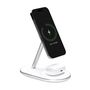 2in1 Puro Mag Station Wireless Charging Station for Phone and Headphones - White, Puro PUFCCSQIMAG5WHI PUFCCSQIMAG5WHI