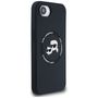 Karl Lagerfeld Liquid Silicone Karl & Choupette Heads Case with MagSafe for iPhone 16e - Black, Karl Lagerfeld 3666339453688 3666339453688