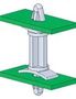 PCB SPACER SUPPORT, NYLON 6.6, 4.8MM DLCBSM-3-01