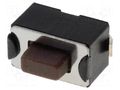 Microswitch TACT; SPST-NO; Pos: 2; 0.05A/12VDC; SMT; none; 1.6N DIPTRONICS DTSM32N