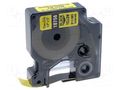 Tape; 12mm; 3.5m; yellow; Character colour: black; S0718080 DYMO DYMO.18756