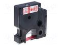 Tape; 12mm; 7m; transparent; Character colour: red DYMO DYMO.S0720520
