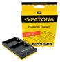 PATONA Dual fast charger for Olympus PS-BLN1 incl. USB-C cable, PATONA 1946 4055655134866