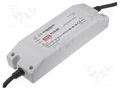 Power supply: switching; LED; 60W; 20VDC; 3A; 90÷264VAC; 127÷417VDC MEAN WELL PLN-60-20