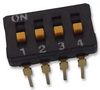 SWITCH, DIP, RAISED ACTUATOR, 4 WAY A6D4103