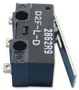 MICROSWITCH, HINGE LEVER, 3A, SOLDER D2FLD