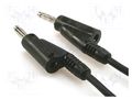 Test lead; 60VDC; 20A; banana plug 4mm,both sides; Len: 1.5m AXIOMET PP151-B