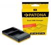 PATONA Dual Quick-Charger f. Canon LP-E8 LPE8 incl. USB-C cable, PATONA 1967 4055655114141